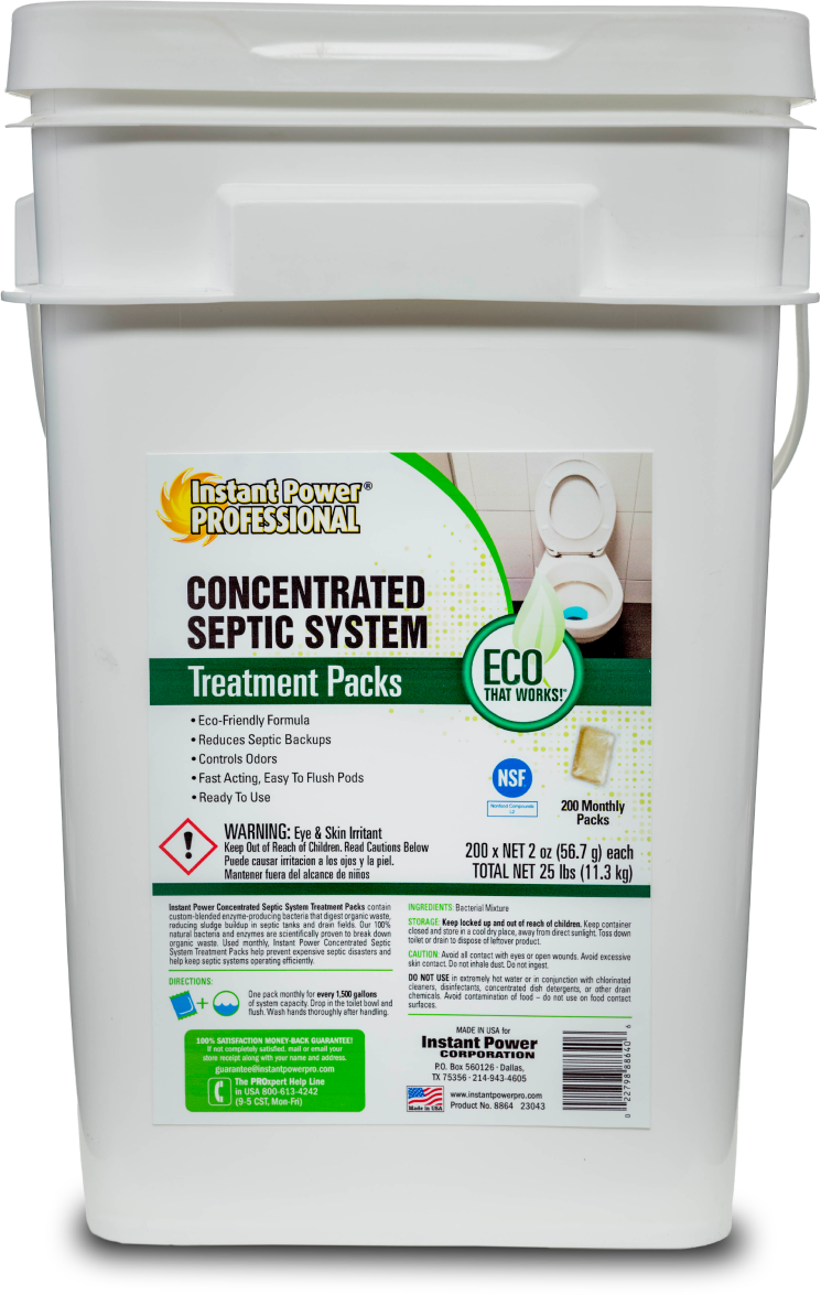 Instant Power Septic System Treatment Packs